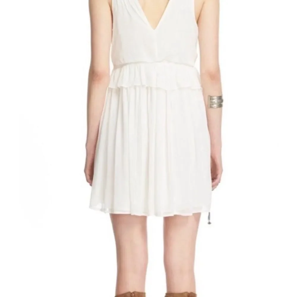 Free People Rio Grande White Sleeveless Mini Dress in Ivory S